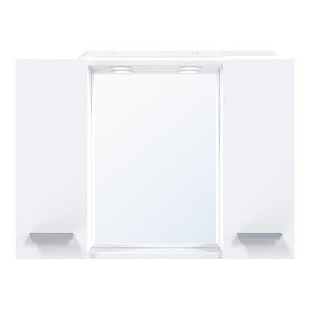 Kupaonski ormarić sa ogledalom Concepto Basic Luka New, 80x56x14,50 cm