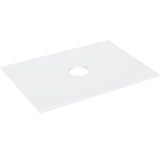 Ploča za nadgradni umivaonik Concepto+ Smooth Steel, 65 cm, Korrtek, bijela