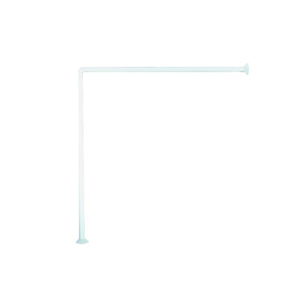 Nosač zavjese Tendance, bijeli, 90 cm, kutni
