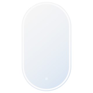 Ogledalo sa LED rasvjetom Concepto+ Nora Touch, odmagljivač, 50x90 cm 