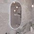 Ogledalo sa LED rasvjetom Concepto+ Nora Touch, odmagljivač, 50x90 cm 
