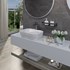 Umivaonik na ploču Concepto Bell Marble mat, 46,5x32x13,5 cm