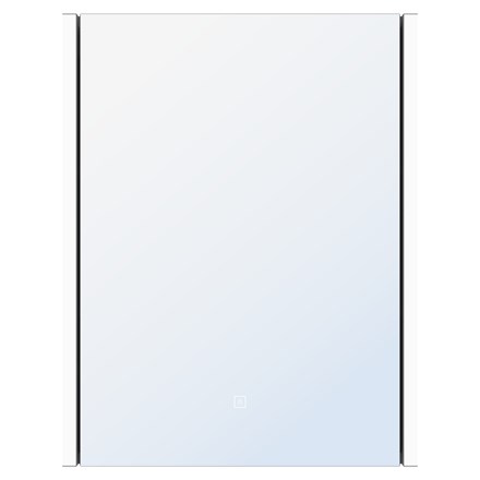 Kupaonski ormarić sa ogledalom i LED rasvjetom Concepto+ Laura, 55x70x13 cm