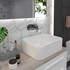 Umivaonik na ploču Concepto Bell Inti, 50x37,5x16 cm, mat bijela