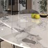 Ploča za stol Concepto Round Marble White Sjaj, 120 cm
