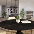 Ploča za stol Concepto Round Titanium Black Mat, 135 cm