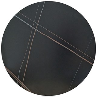 Ploča za stol Concepto Round Titanium Black Mat, 120 cm