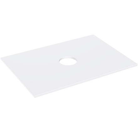 Ploča za nadgradni umivaonik Concepto+ Smooth Steel, 65 cm, Korrtek, bijela, pakiranje kutija