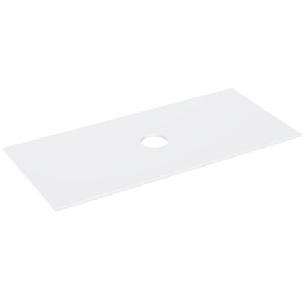 Ploča za nadgradni umivaonik Concepto+ Smooth Steel, 100 cm, Korrtek, bijela, pakiranje kutija