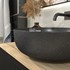 Umivaonik na ploču Concepto Bell Calcolo Black, 42x42x14 cm