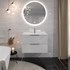 Kupaonski element viseći sa umivaonikom Concepto+ Paris Sasso, 80 cm