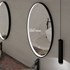 Ogledalo sa LED rasvjetom Concepto+ Rafi Touch, 50x90 cm, ovalno