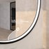 Ogledalo sa LED rasvjetom Concepto+ Rafi Touch, 80x80 cm, okruglo