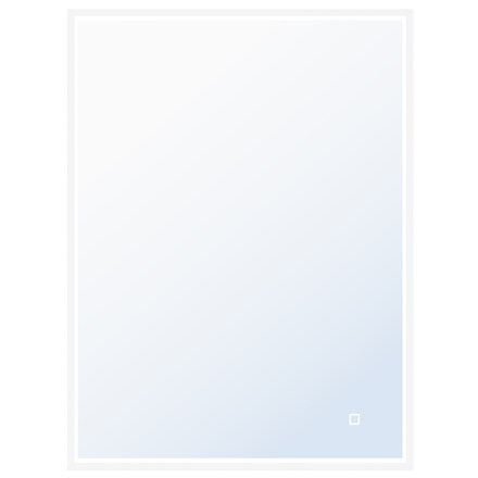 Ogledalo s LED rasvjetom Concepto+ Rafi White Touch, 60x80 cm, bijela
