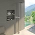 Tuš vanjski Aquaprestigio Hill, s miješalicom, inox 