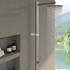 Tuš vanjski Aquaprestigio Hill, s miješalicom, inox 