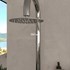 Tuš vanjski Aquaprestigio Lex, s miješalicom, inox 
