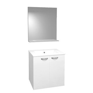 Kupaonski blok viseći Concepto Pixi, 61 cm, s vratima