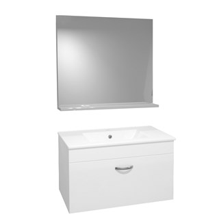 Kupaonski blok viseći Concepto Pixi, 76 cm, s ladicom