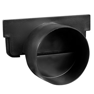 Kanalski završni komad/priključak za cijev/odvod Styron, 75 mm, za Sty-904,905