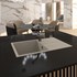 Sudoper granitni Concepto Ferro, 79x50 cm, jedno korito i ocjeđivač, Mocha/bež