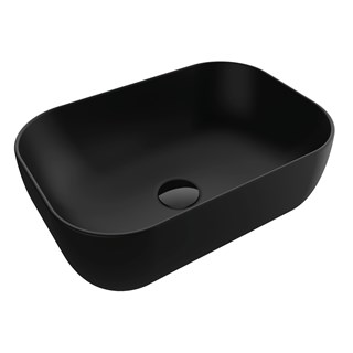 Umivaonik na ploču Concepto Bell, 46,5x32x13,5 cm, mat crna