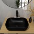 Umivaonik na ploču Concepto Bell, 46,5x32x13,5 cm, mat crna