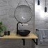 Umivaonik na ploču Concepto Bell, 43x17 cm, mat crna
