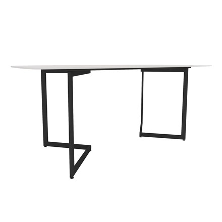 Nogice za stol Concepto Fantasy Black, 160/180/200 cm, 2 dijela