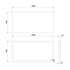 Ploča za stol Concepto Square Laurent White Mat, 180x90 cm