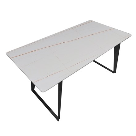 Ploča za stol Concepto Square Laurent White Mat, 160x80 cm
