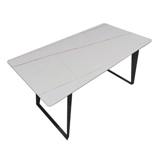 Ploča za stol Concepto Square Laurent White Mat, 160x80 cm