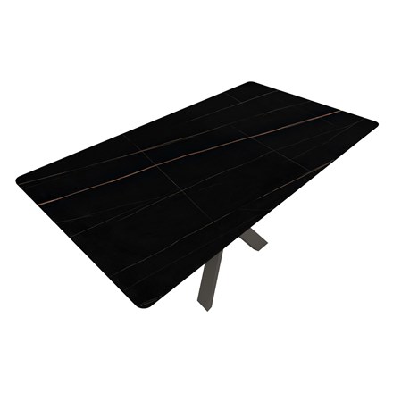 Ploča za stol Concepto Square Titanium Black Mat, 160x80 cm