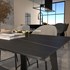 Ploča za stol Concepto Square Titanium Black Mat, 160x80 cm