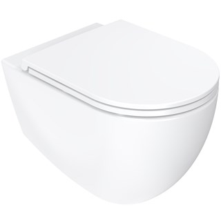 Toaletna školjka viseća Concepto Moon Rimless, max. 6 L, 53 cm