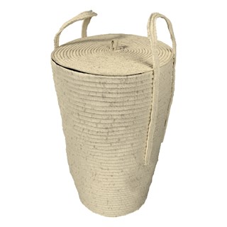 Košara za rublje s poklopcem Voxort, 35x55 cm, pletena