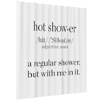 Zavjesa za kadu Voxort Hot Shower, 180x200 cm, poliester