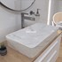Umivaonik na ploču Concepto Bell Guli, 61x35x11 cm