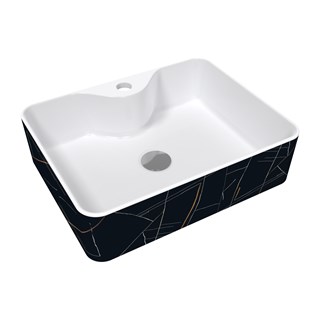 Umivaonik na ploču Concepto Bell Linte, 48,5x38x13 cm