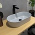 Umivaonik na ploču Concepto Bell Grisa, 52x30x11,5 cm
