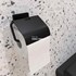 Držač toaletnog papira s poklopcem Voxort 4000, crni